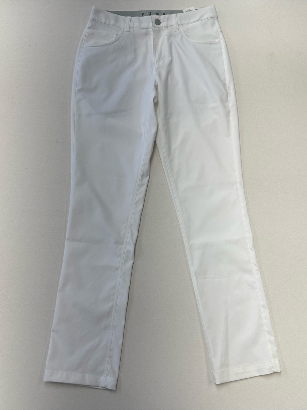 Puma Dealer Golf Pants Mens Golf Trousers White Mens 28x32 53552311